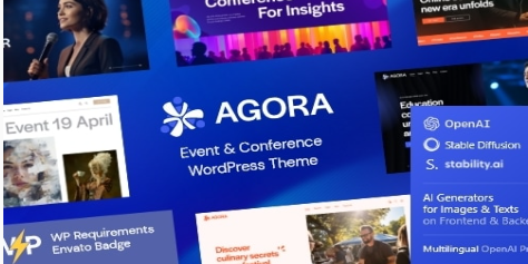 Agora — Event & Conference WordPress Theme