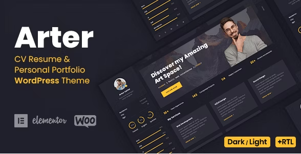 Arter – Personal Portfolio Theme
