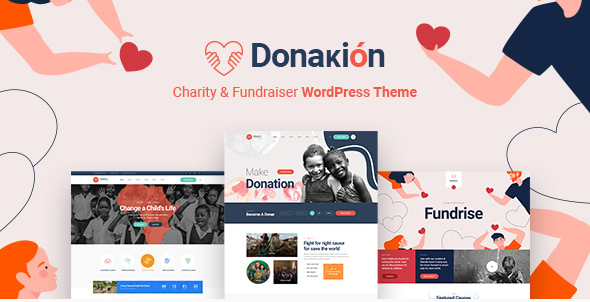 Donakion – Charity Foundation WordPress Theme