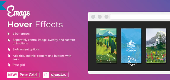 Emage – Image Hover Effects for Elementor
