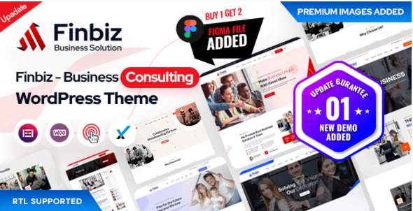Finbiz – Consulting Business WordPress Theme