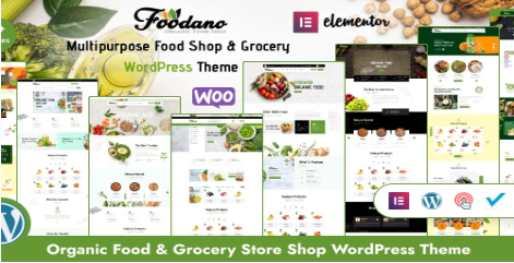 Foodano – Natural Food Shop WordPress Theme