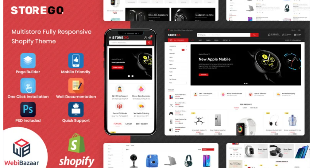 StoreGo – Multipurpose Premium Electronic Shopify Theme