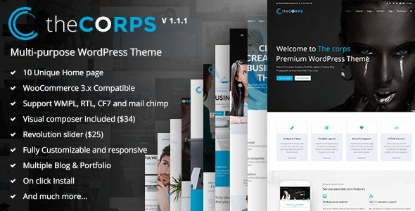 The Corps – Multi-Purpose WordPress Theme