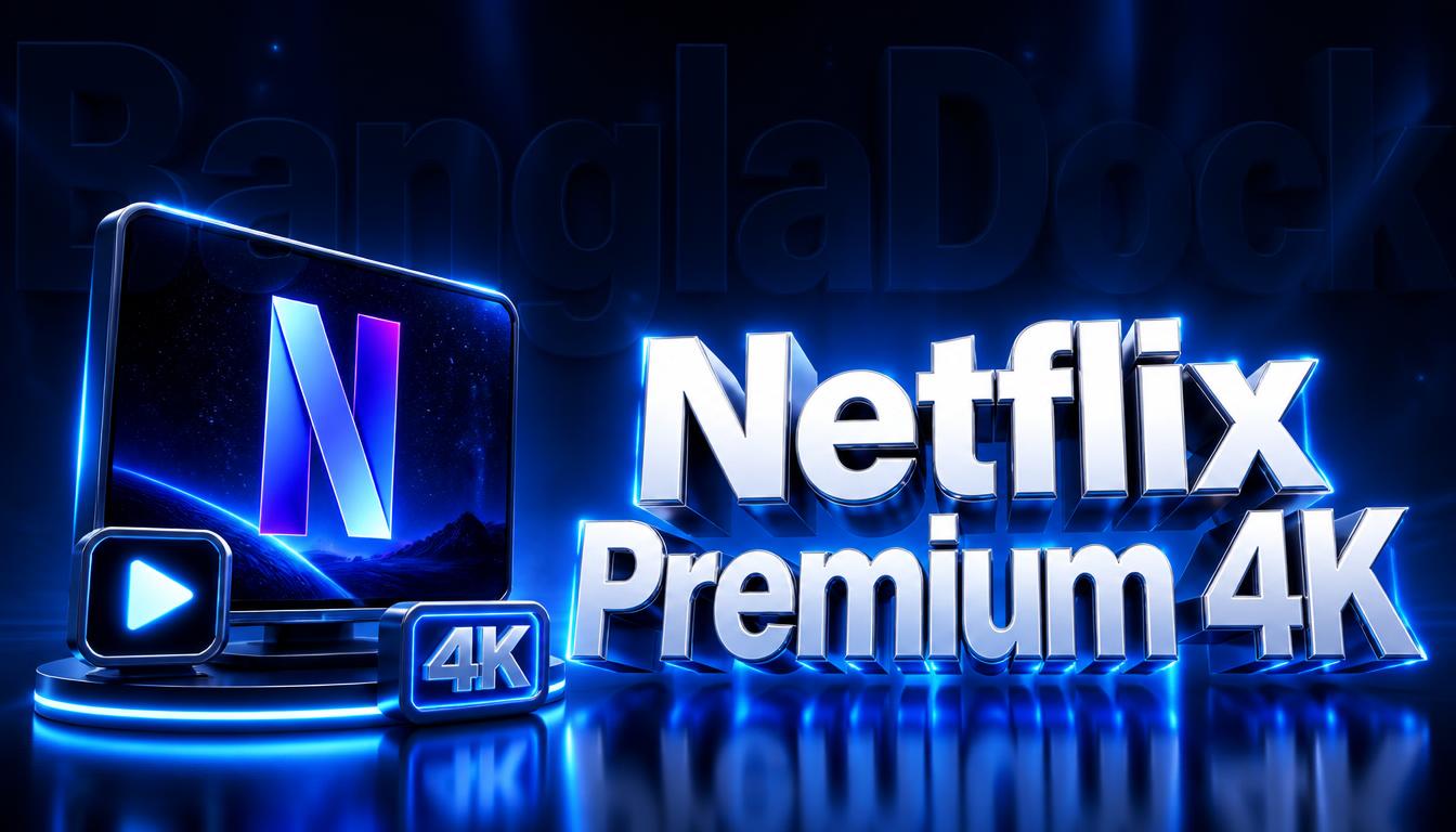 Netflix Premium 4K 1 Month Slot (full warranty)