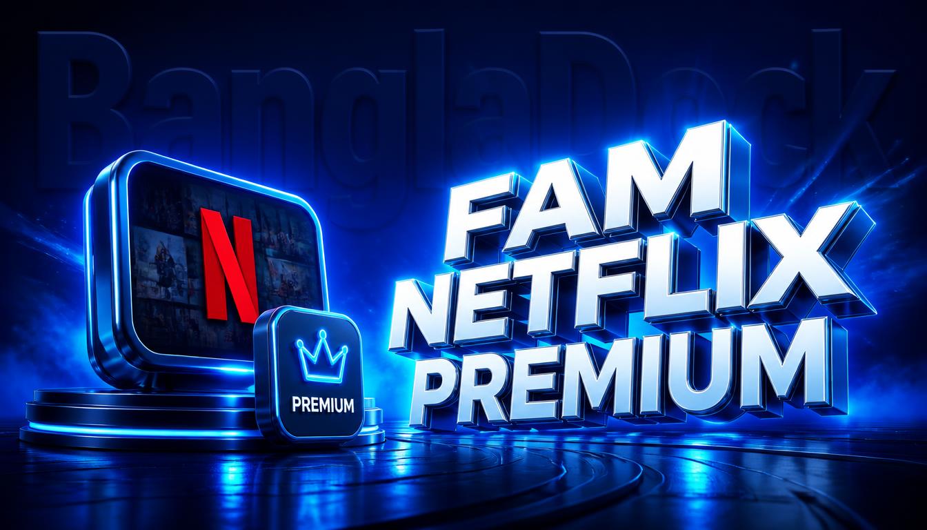 FAM NETFLIX PREMIUM 4K+HDR 5 SLOTS 1 MONTH full warranty