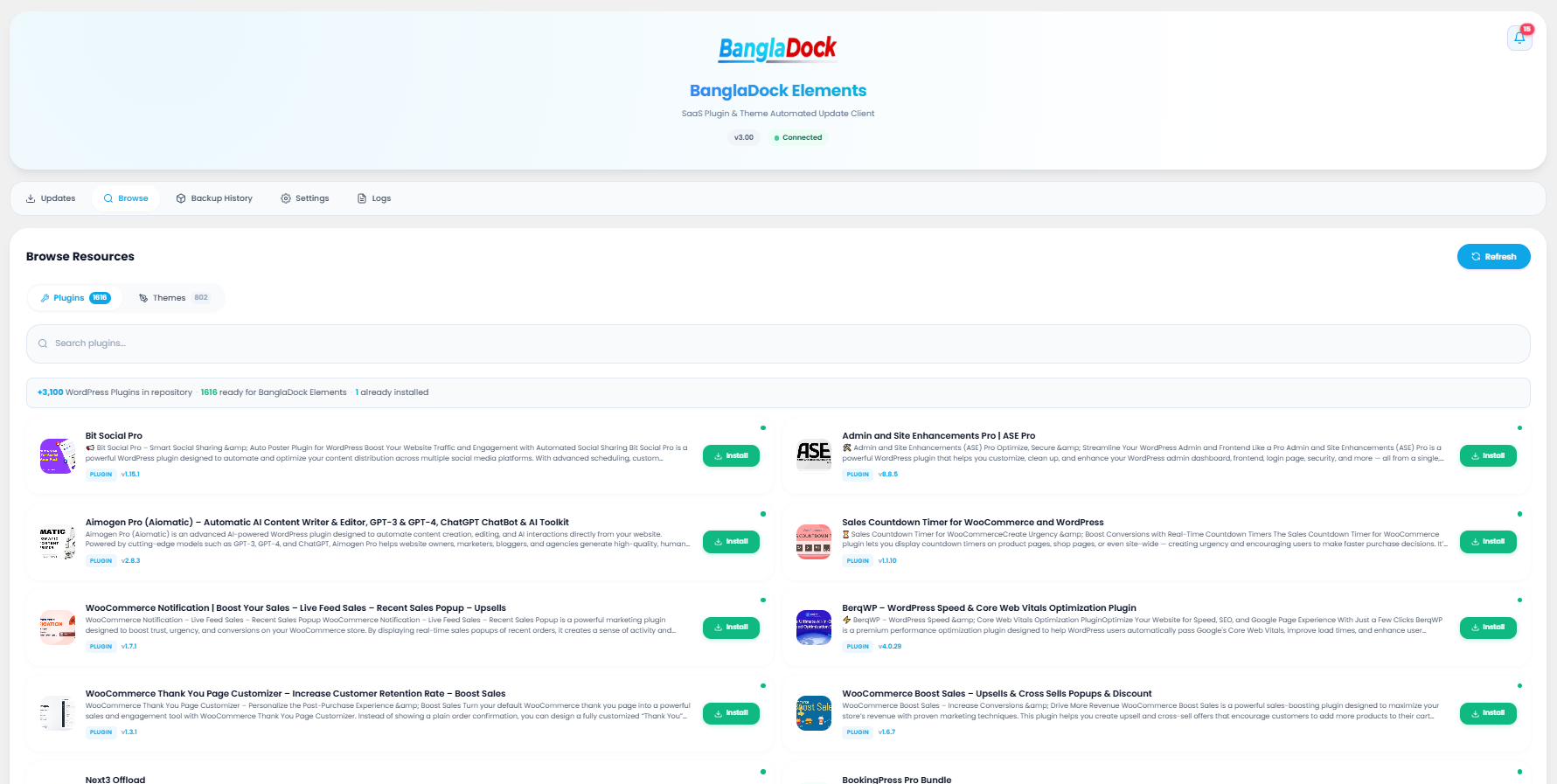 BanglaDock Elements My Products preview